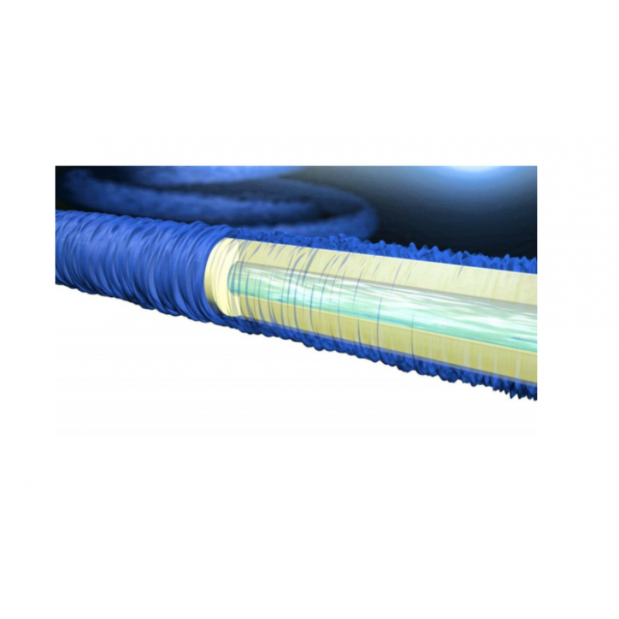 Furtun Extensibil Klausstech, Pentru Gradina, Presiune Reglabila, Pistol Inclus, Extensibil 45m, Stropire Rapida, Tesatura Dura, Albastru