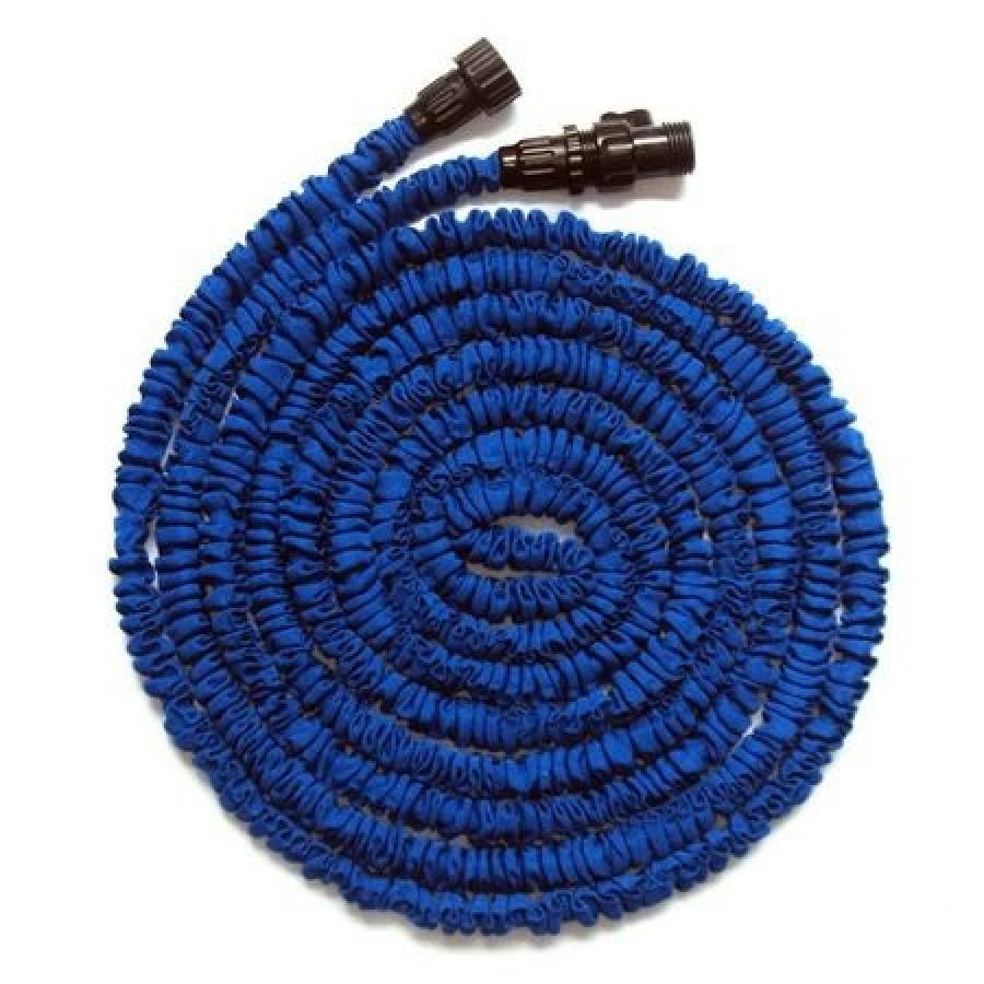 Furtun KlaussTech Extensibil De Gradina Cu Pistol Pulverizare Apa, Lungime 30 M, Usor De Transportat, Presiune De Lucru 6 Bar, Utilizare Suprateran, Albastru