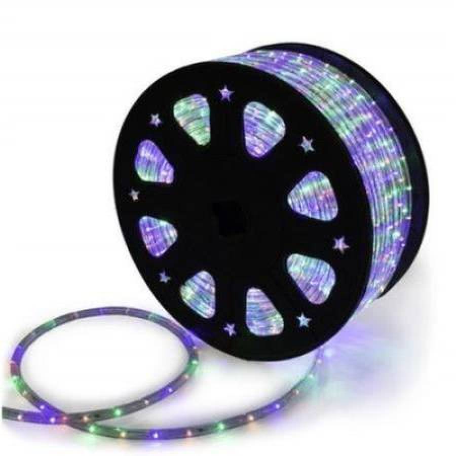 Furtun Luminos Decorativ Klausstech Pentru Craciun, Lungime 100m, Culoare Multicolor, Gospodarul