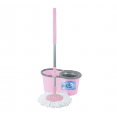 Galeata KlaussTech Pentru Mop, Capacitate 12l, Sistem Centrifuga, Si Mop Rotativ, 360 De Grade, Comapact, Usor De Folosit, Mov