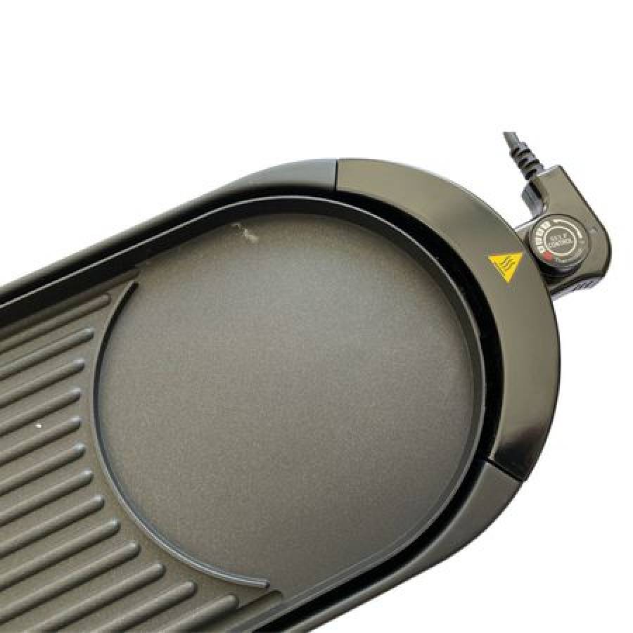 Gratar Grill Electric Klausstech , Putere Max. 2000 W , Temperatura De Prajire Reglabila , Incalzire Rapida , Lungime Cablu 120 Cm , Negru