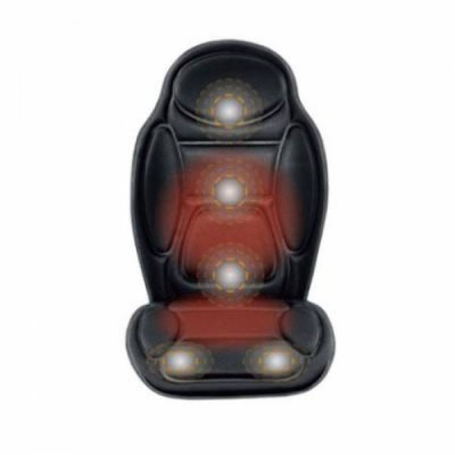 Husa scaun auto sau birou cu masaj si incalzire electrica, Ideal pentru Relaxare, Design Modern, Culoare Negru