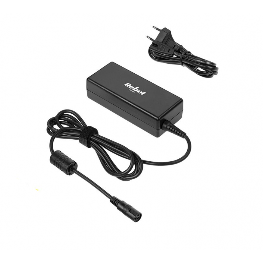 Incarcator Universal Laptop, 45w, 12-19.5v, Alimentare La Retea, 10 Mufe Incluse, Selectare Automata A Tensiunii, Negru