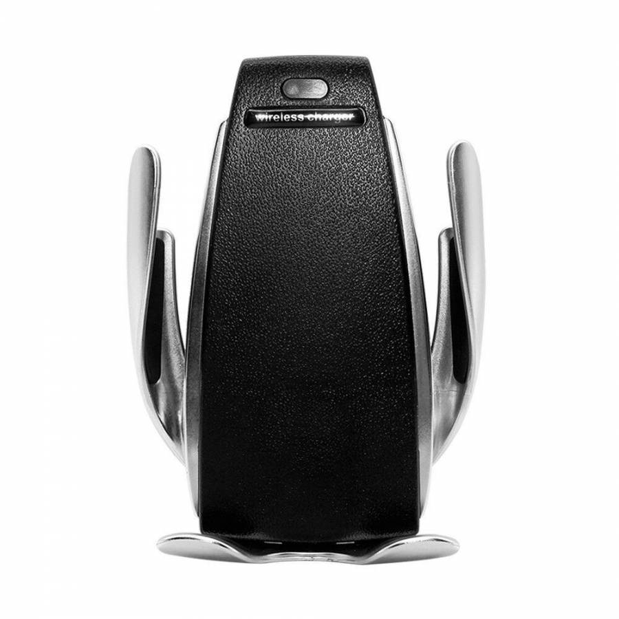 Incarcator Wireless Auto KlaussTech, Cu Senzor Inteligent De Prindere , Putere De Iesire 10w , 5v /2a , Distanta De Transmisie 8 Mm