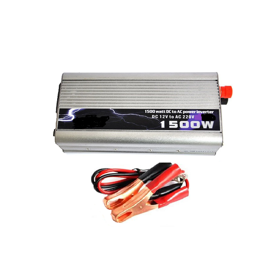 Invertor Auto De Curent Continuu Klausstech, Putere 1500 W , Cu Alimentare 12 V , Dc - Iesire 220 Vac