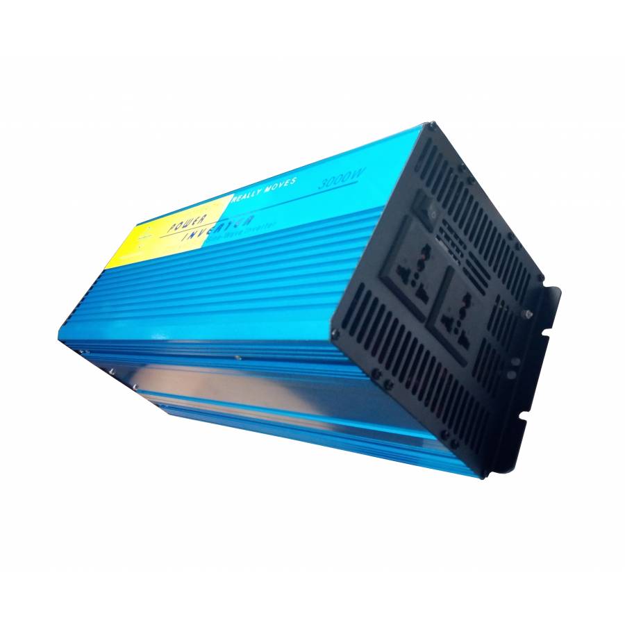 Invertor Cu Sinus Pur Klausstech, Putere 3000 W , Alimentare 24v , Cabluri De Conectare La Baterie