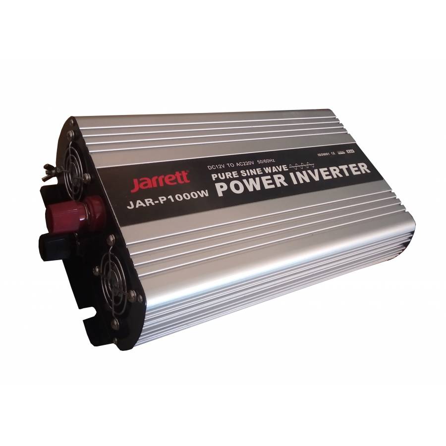 Invertor De Curent Alimentare 12v - 220 V , 1000w ,  Unda Sinusoidala Sinus Pur , Conectori 2 X Priza Shuko , 1 X Usb