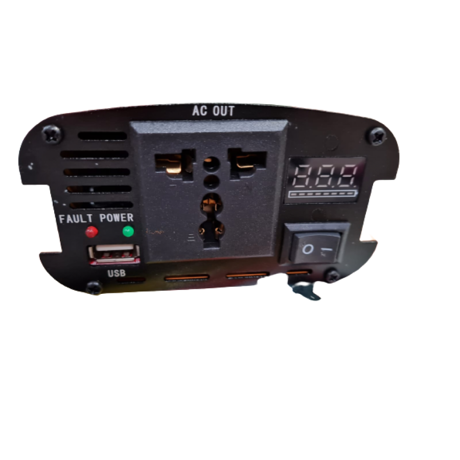 Invertor Profesional Auto Profesional, 1 X Slot Usb, Curent Continuu, Tensiune Alimentare 12 V - 220 V, Putere De 1000 W, Design Compact Si Ergonomic, Culoare Portocaliu