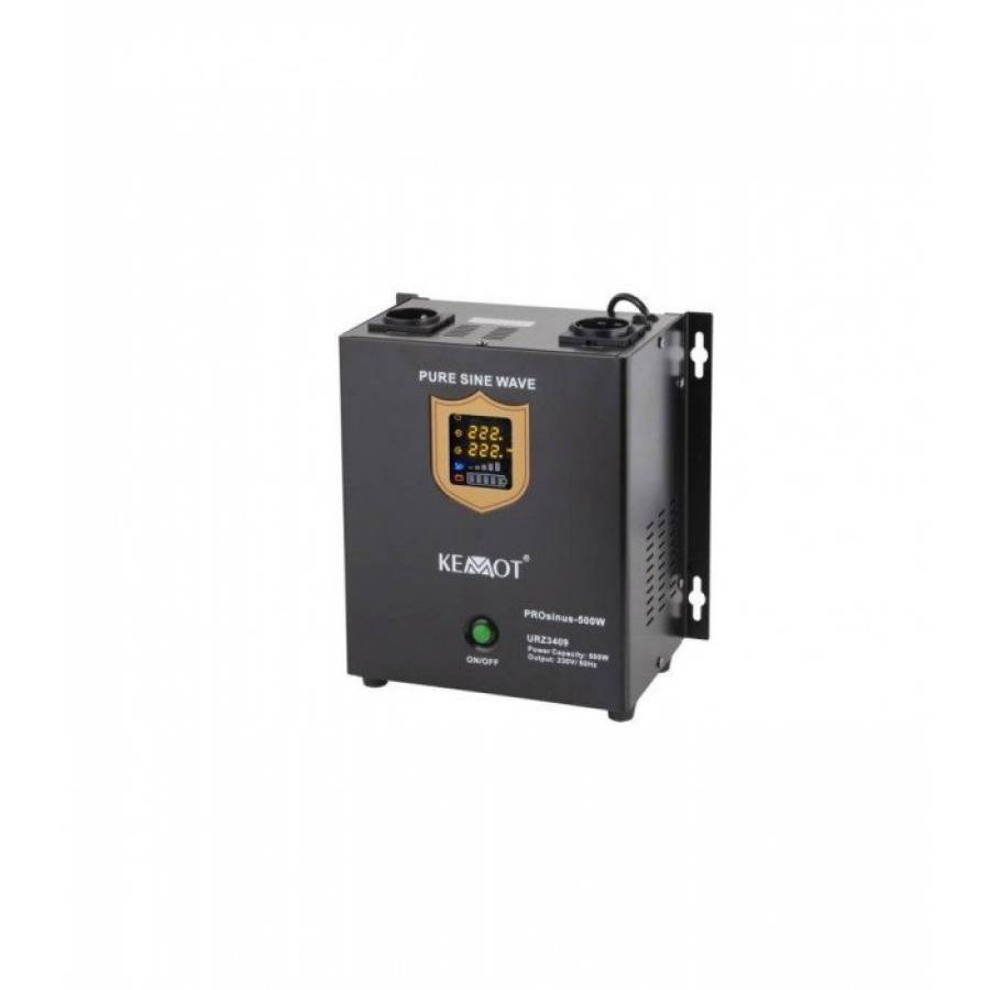 Invertor. Solar Cu Sinus Pur , Kemot , Tensiunea Bateriei 12 V Dc , 12 V , 500w , Frecventa De Iesire 50 Hz / 60 Hz, +/- 0,3 Hz
