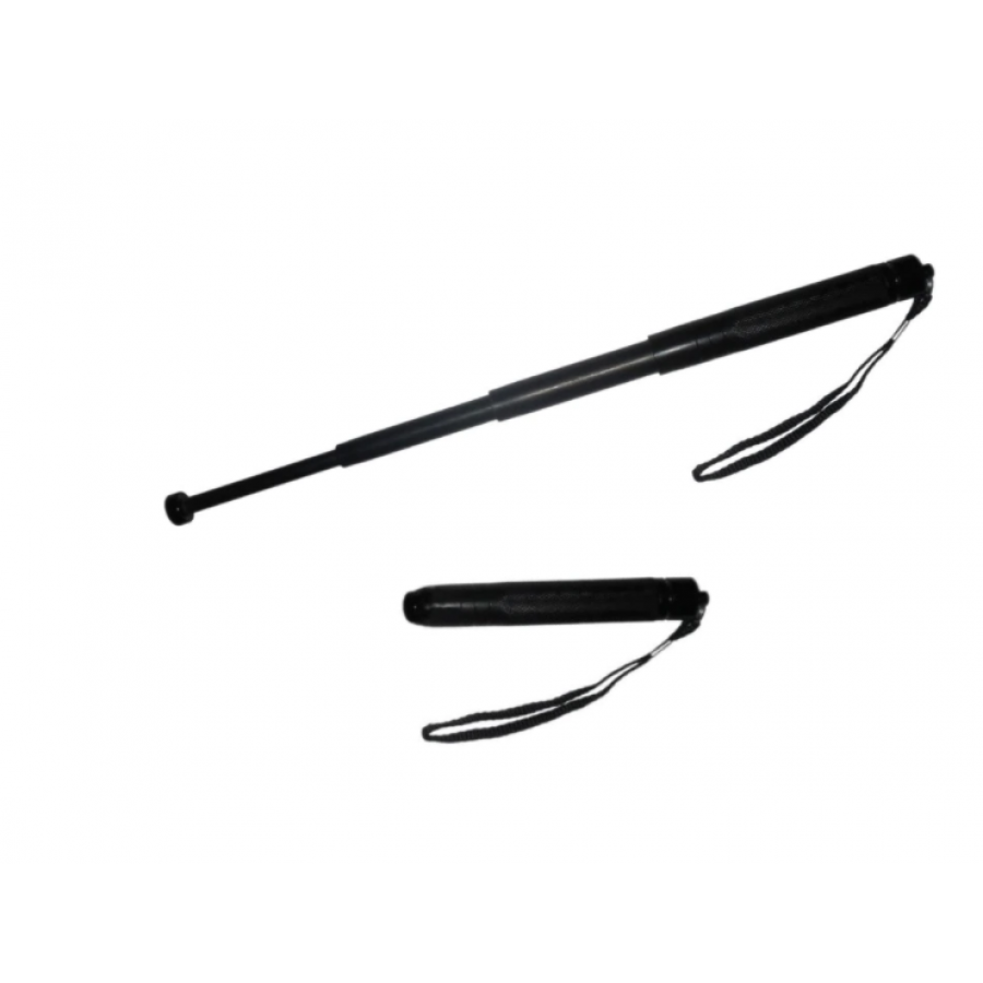 Kit De Autoaparare , Lanterna Cu Electrosoc Si Laser Pointer Klausstech Din Duraluminiu, Baston Telescopic Din Otel Si Spray Paralizant