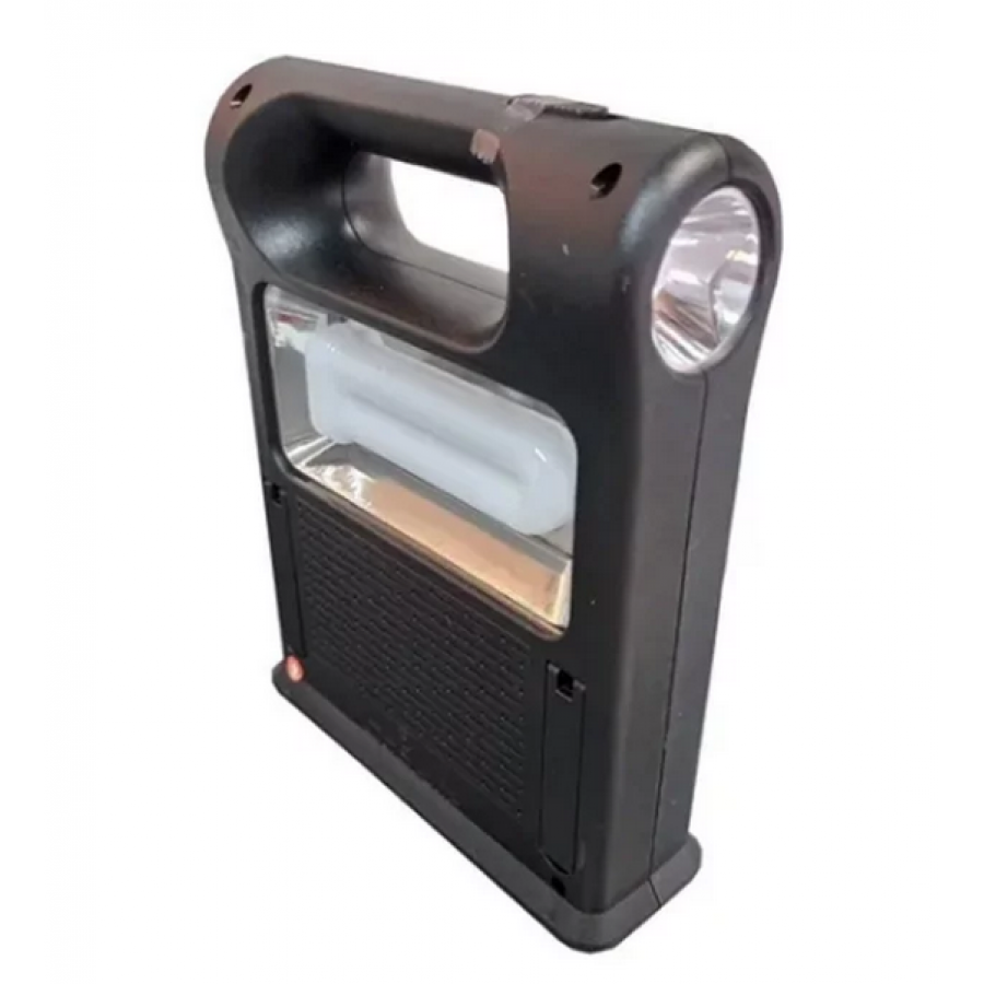 Kit De Camping Solar Cu 2 X Becuri, Putere 30w, Autonomie 8-20 H,incarcare 8-5h, Material Abs Si Pc, Design Modern, Culoarenegru