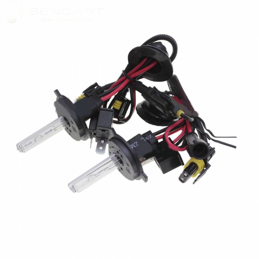 Kit Lampi Hid Xenon , Cu Putere De 35 W H4 , Flux Luminos 3300lm , Lungime De Unda 6000k