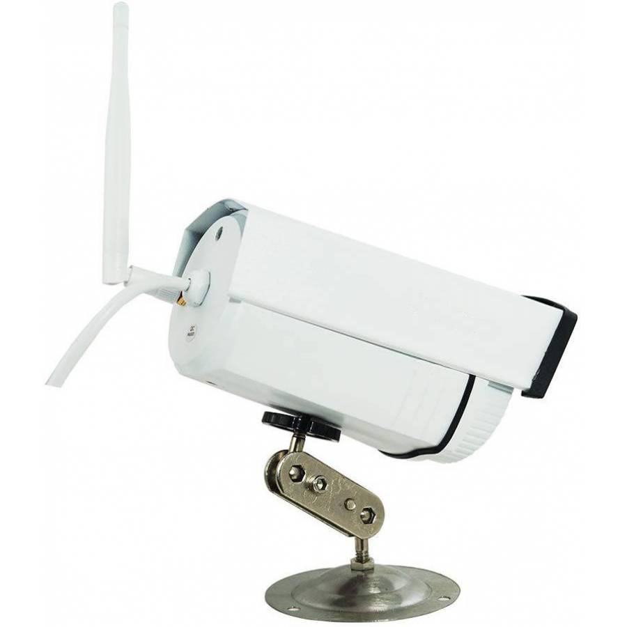 Kit Supraveghere Si Securitate Profesional Klausstech, Wireless, 4 Camere Incluse, Compatibil Ios, Android & Pc, Functie Nightvison, Usor De Instalat Si Montat, Design Modern, Alb&negru