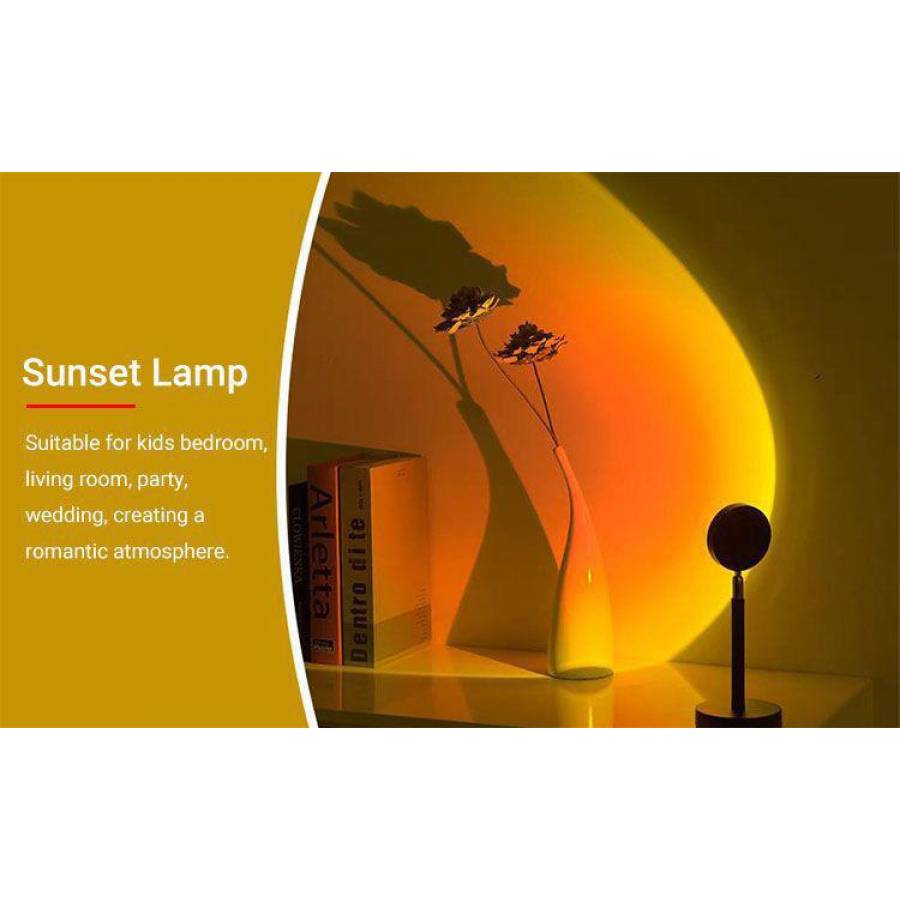 Lampa Cu Lupa, Videografie, Efect De Apus De Soare, Usor De Folosit, Ergonomica, Negru