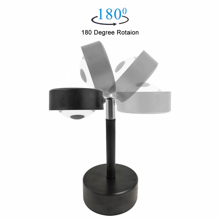 Lampa Cu Lupa, Videografie, Efect De Apus De Soare, Usor De Folosit, Ergonomica, Negru