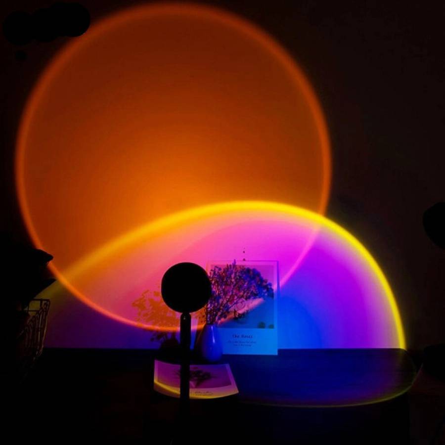 Lampa Cu Lupa, Videografie, Efect De Apus De Soare, Usor De Folosit, Ergonomica, Negru