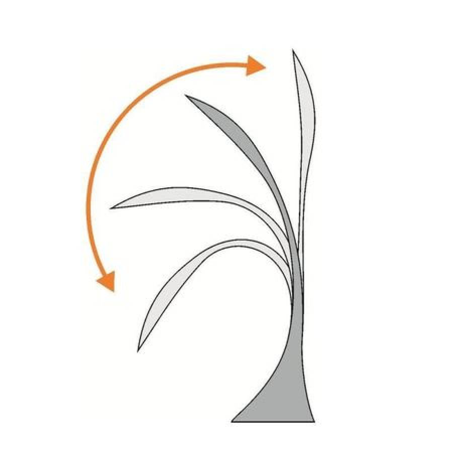 Lampa De Birou Multifunctionala, Lumina Led, Afisare Ceas, Termometru, Brat Flexibil, Butoane Tactile, Design Modern, Alb