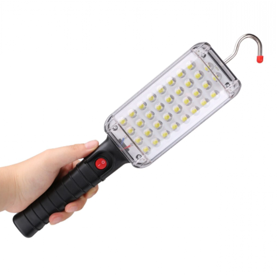 Lampa De Lucru Smd Klausstech De Lucru Cu Carlig, 34 Led-uri, Magnet, 290x70x60mm, Abs, Cablu Usb, 20 W, Negru