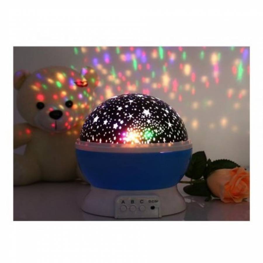 Lampa De Veghe Klausstech, Ideala Pentru Dormitorul Copiilor, Usor De Utilizat, Design Compact Si Ergonomic, Usor De Folosit, Albastru