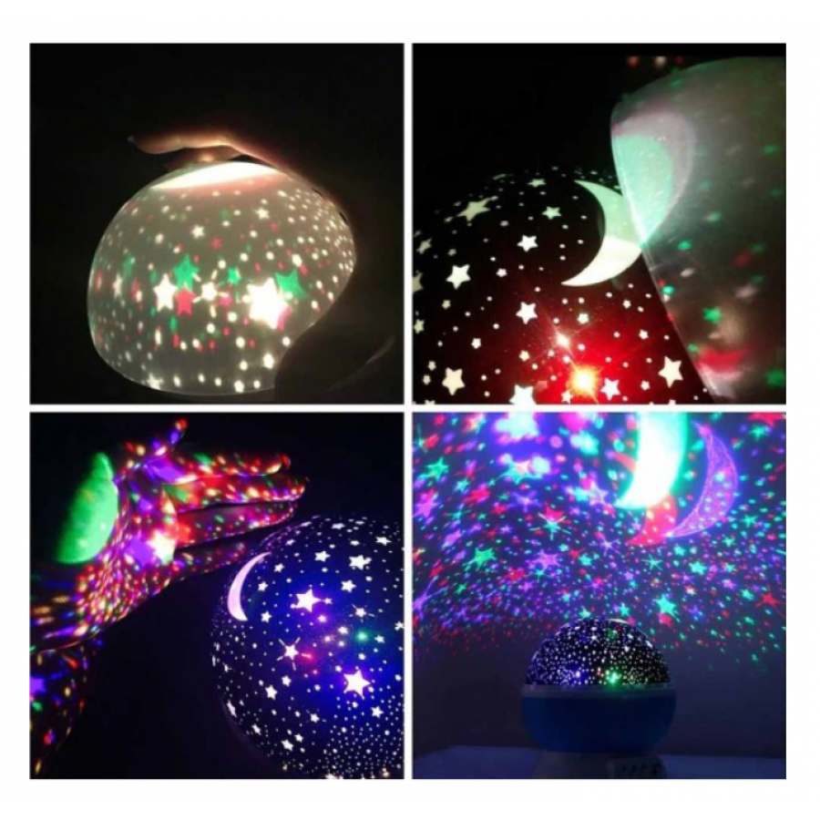 Lampa De Veghe Klausstech, Ideala Pentru Dormitorul Copiilor, Usor De Utilizat, Design Compact Si Ergonomic, Usor De Folosit, Albastru