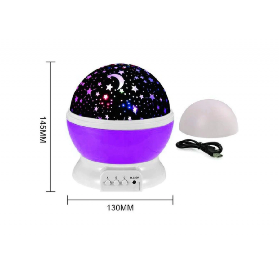 Lampa De Veghe Klausstech, Ideala Pentru Dormitorul Copiilor, Usor De Utilizat, Design Compact Si Ergonomic, Usor De Folosit, Mov