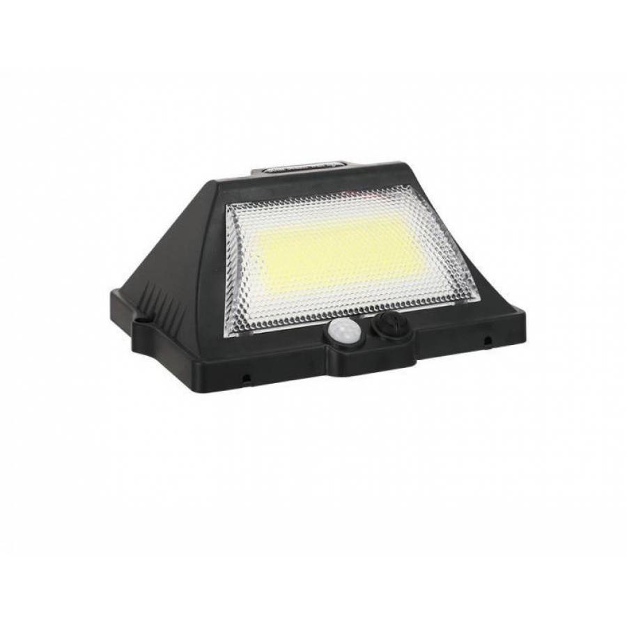 Lampa Led Cu Inductie Solara Klausstech, Senzor De Miscare, Carcasa Impermeabila,  Durata De Functionare 8h,  Baterie Solara 0.55 W 1200 Mah, Led 3.5 W, Negru