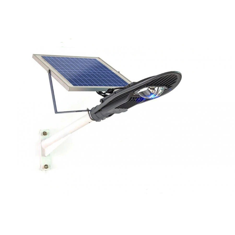 Lampa Led Klausstech, Putere 30w, Panou Solar Inclus, 2850 Lumeni, Ip65, Iluminare Pe 140 De Grade, Culoare Negru