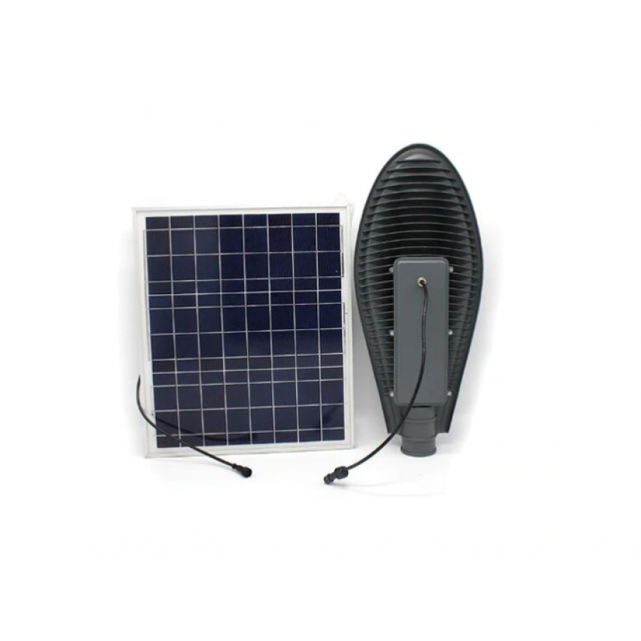 Lampa Led Klausstech, Putere 30w, Panou Solar Inclus, 2850 Lumeni, Ip65, Iluminare Pe 140 De Grade, Culoare Negru