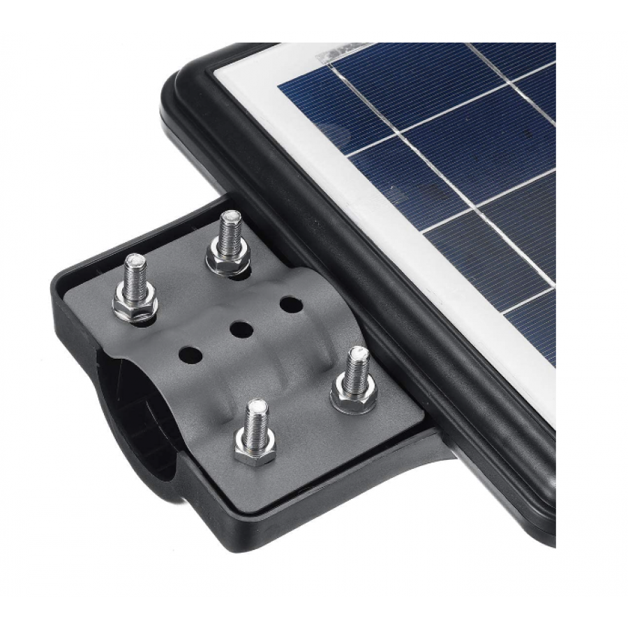 Lampa Led Stradala Klausstech, Putere De 90w, Panou Solar Inclus, 8550 Lumeni, Ip65, Iluminare Pe 140 De Grade, Culoare Negru