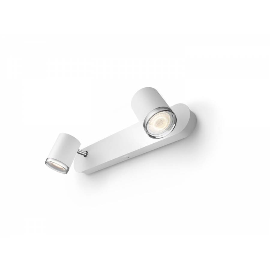 Lampa Philips Luminoasa Baie, Led Soclu Gu10, Control Bridge/bluetooth, Ambianta Alba, Intrerupator Inclus, Metal, 700 Lm, Ip44, Culoare Alb
