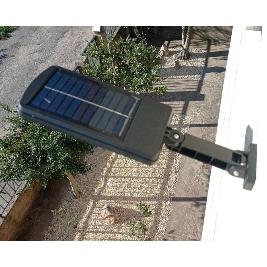 Lampa Solara Cu Senzor Klausstech, 30 W, Rezistenta La Intemperii Si Apa, Usor De Instalat, Fara Fire, Design Compact Si Ergonomic, Negru