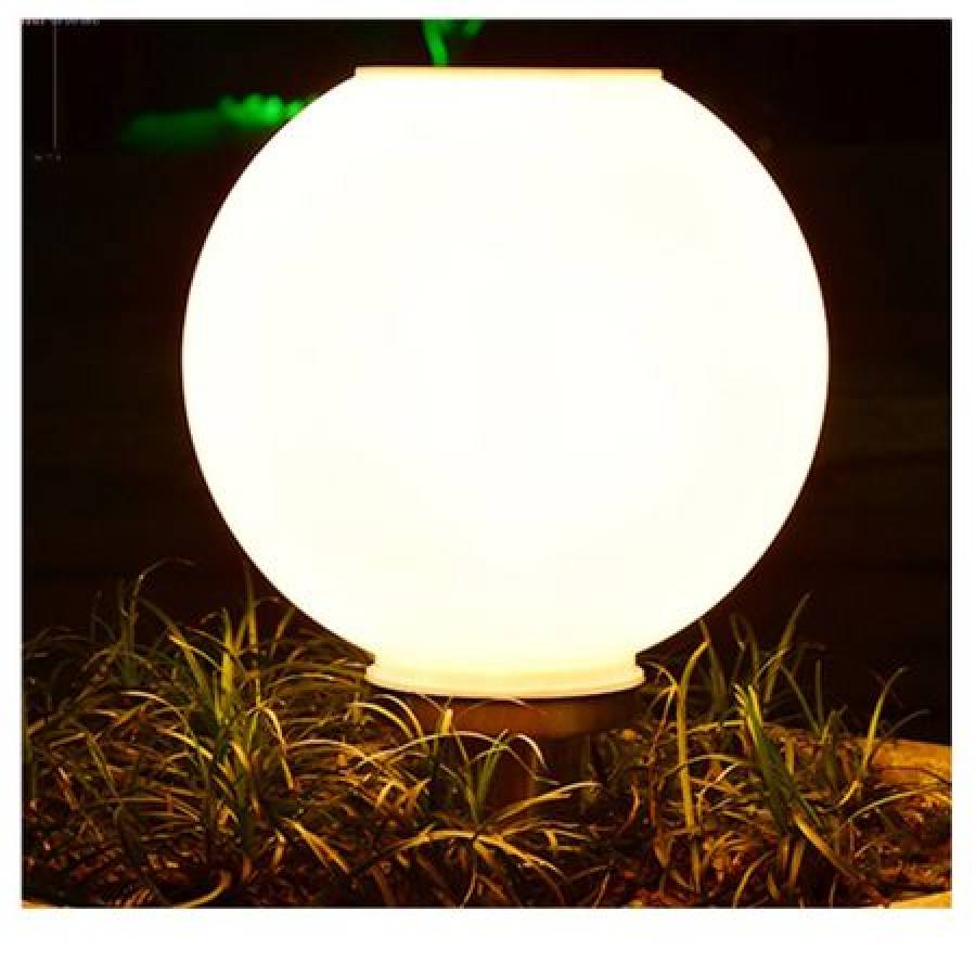 Lampa Solara Decorativa Klausstech, Waterproof, Incarcare Solara, Acumulator 1800 Mah, Flux Luminos 150 Lm, Protectie Ip65, Design Modern, Alb