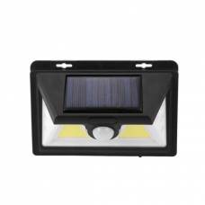 Lampa Solara Klausstech, Senzor De Miscare, Waterproof, Acumulator 1200 Mah, Temperatura Culoare 5500 K, Unghi Iluminare 120°, Lumina Led, Panou Solar 0,55 W/5,5 V, Design Ergonomic, Negru