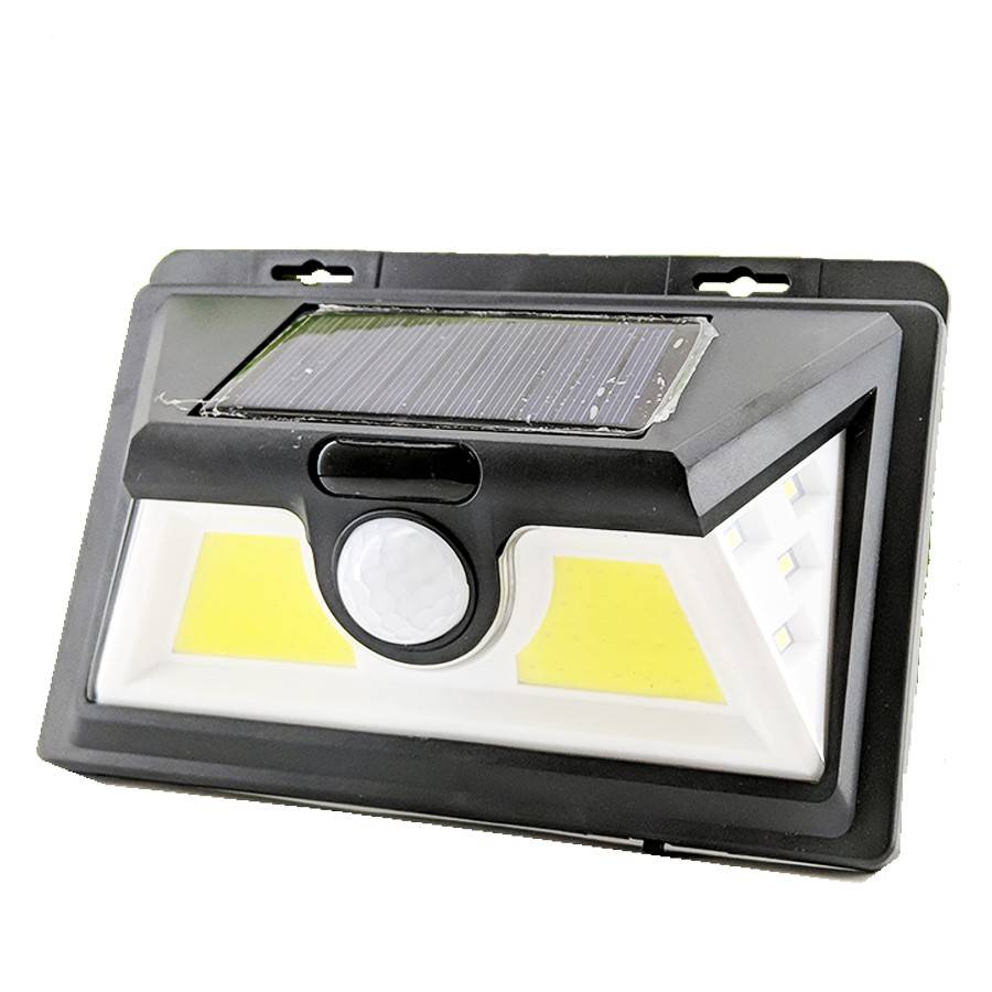 Lampa Solara Klausstech, Senzor De Miscare, Waterproof, Acumulator 1200 Mah, Temperatura Culoare 5500 K, Unghi Iluminare 120°, Lumina Led, Panou Solar 0,55 W/5,5 V, Design Ergonomic, Negru