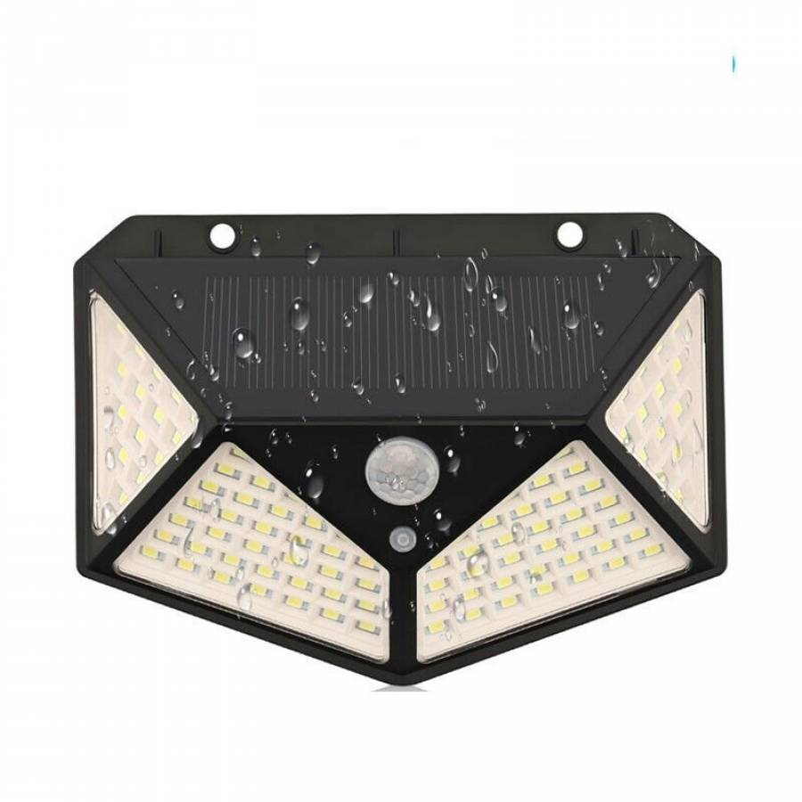Lampa Solara Klausstech, Tehnologie Senzor De Miscare, Capacitate Baterie 1800 Mah, Unghi Senzor 120 Grade, Luminozitate 600 Lm, 1 W, Compact, Negru