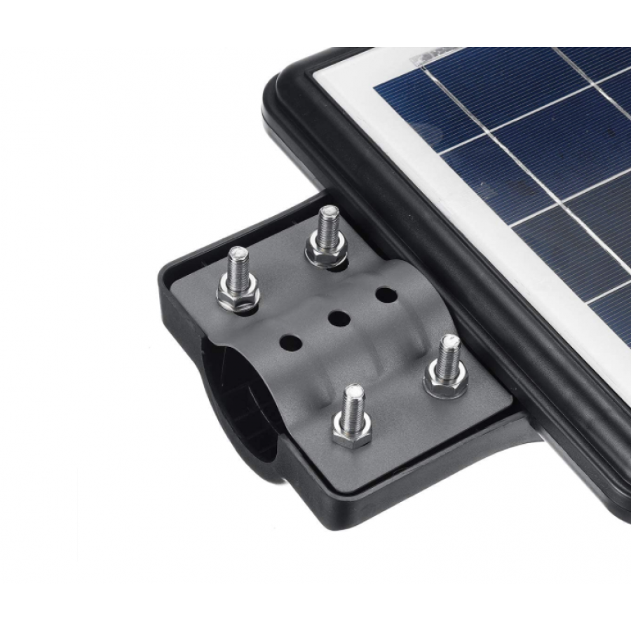 Lampa Solara Led Smd Profesionala Klausstech Pentru Strada Cu Putere 90 W, 120 Led, Acumulator Lithium, Protectie Ip65, Energie Solara, Negru