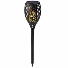 Lampa Solara Pentru Gradina Klausstech, Senzor Crepuscular, Forma Torta, Lumina Led, Waterproof, Acumulator Li-ion 2200 Mah, Flux Luminos 35 Lm, Protectie Supraincalzire, Design Clasic, Negru