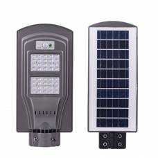 Lampa Solara Stradala Klausstech De 40 W, Tehnologie Senzor De Miscare, Panou Solar Inclus, Lumina Alb Rece
