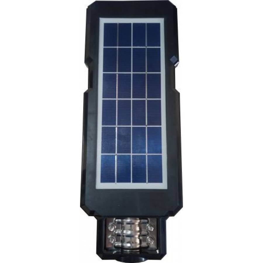 Lampa Stradala KlaussTech Cu Alimentare Solara Si Putere De 70 W, Luminare Led, Tehnologie Cu Senzor De Miscare, Senzor De Lumina, Protectie La Apa Ip65, Panou Solar Si Telecomanda Inclusa,negru