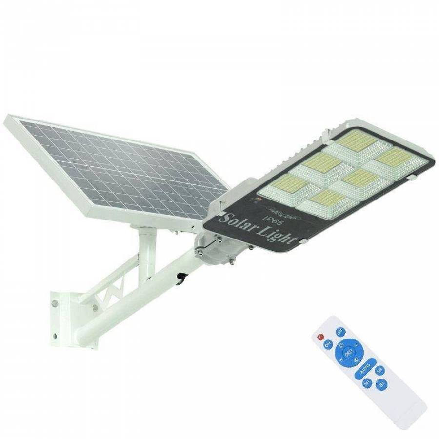 Lampa Stradala Klausstech ,putere 200 W ,panou Fotovoltaic , Incarcare Solara , Lumina Rece