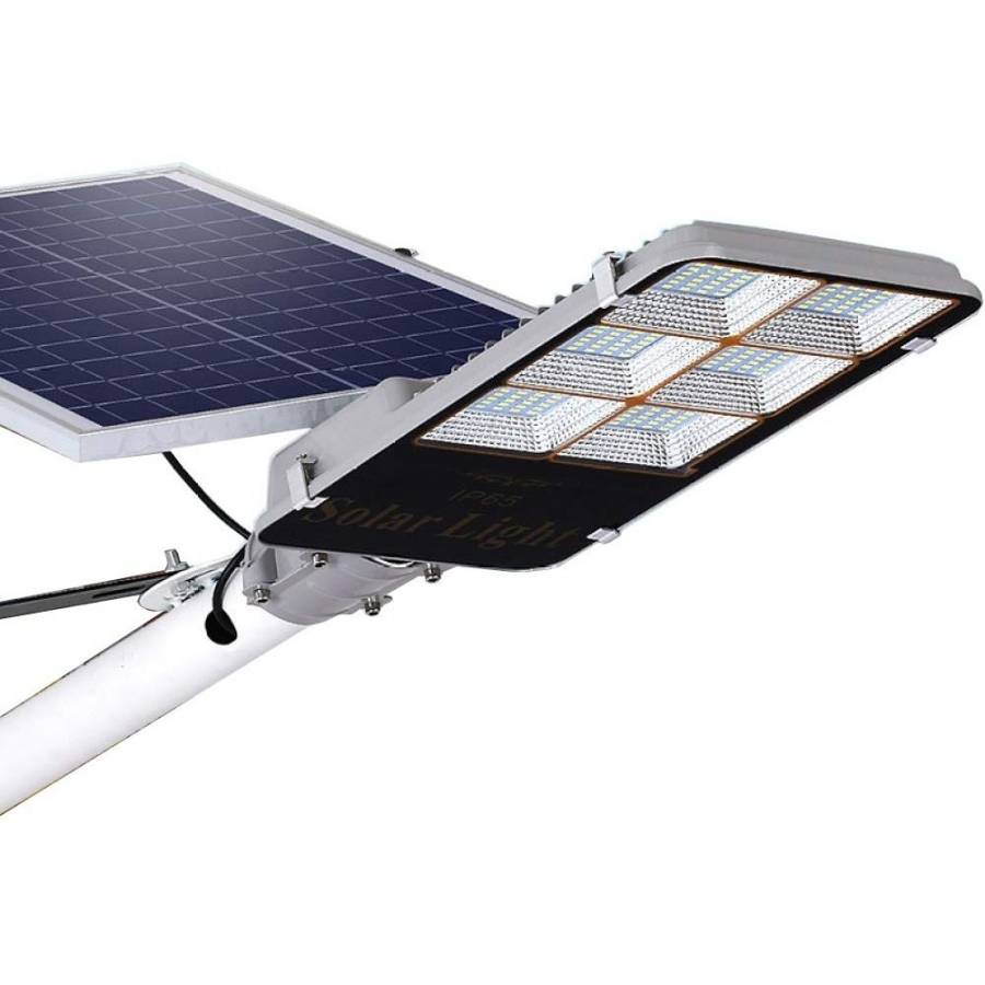 Lampa Stradala Klausstech ,putere 200 W ,panou Fotovoltaic , Incarcare Solara , Lumina Rece