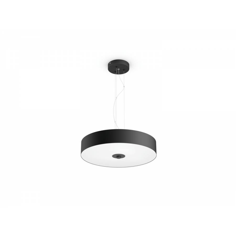 Lampa Suspendata Philips Led Integrat, Tehnologie Bluetooth Prin Aplicatie, Intrerupator Inclus, Material Sticla, Zigbee Light, Contemporan, 3000 Lm, Negru