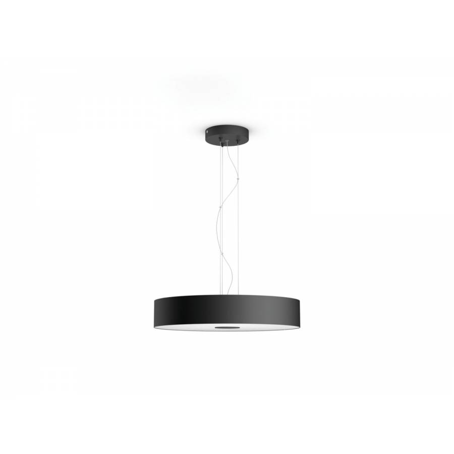 Lampa Suspendata Philips Led Integrat, Tehnologie Bluetooth Prin Aplicatie, Intrerupator Inclus, Material Sticla, Zigbee Light, Contemporan, 3000 Lm, Negru