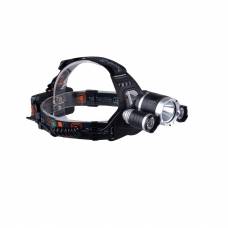 Lanterna Klausstech Frontala De Cap Cu Zoom Si Acumulator, 3cree T31500