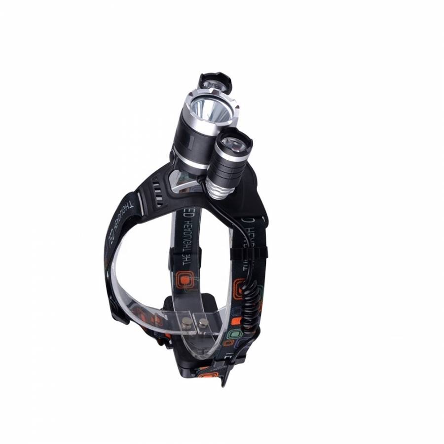 Lanterna Klausstech Frontala De Cap Cu Zoom Si Acumulator, 3cree Vt500