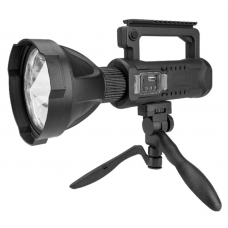 Lanterna Led Klausstech Tehnologie Powerbank, Reincarcabila, 4 Moduri Iluminare, 2500 Lumeni, 20 W, Luminare 250 M, Trepied De Sustinere, Incarcare Telefon, Negru