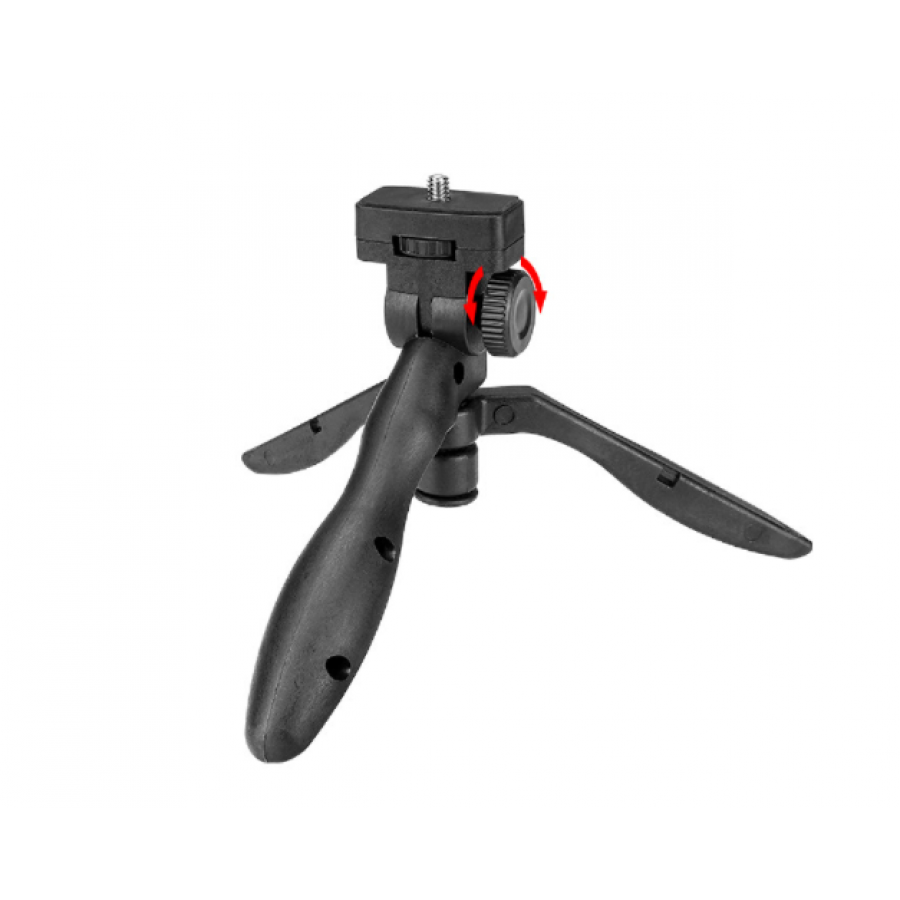 Lanterna Led Klausstech Tehnologie Powerbank, Reincarcabila, 4 Moduri Iluminare, 2500 Lumeni, 20 W, Luminare 250 M, Trepied De Sustinere, Incarcare Telefon, Negru