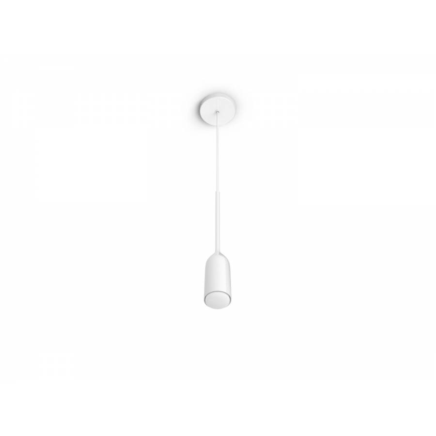 Lustra Philips Cu Led Soclu E27 Cu Ambianta Alba, Metal, Zigbee, 806 Lm, Alimentare 230 V, Autonomie 25000 Ore, 2200 - 6500 K, Alb