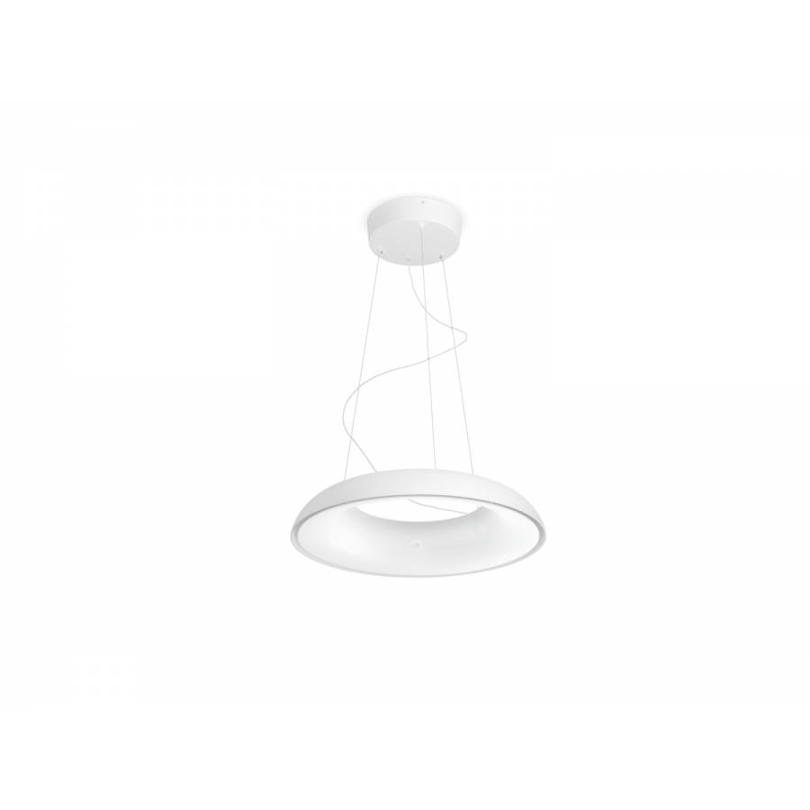 Lustra Philips Led Cu Bluetooth, Zigbee Light Link, Hue Switch, Lumina Difuza, 3000 Lm, 25000 Autonomie, 33.5 W, Metal, Ip20, Alb