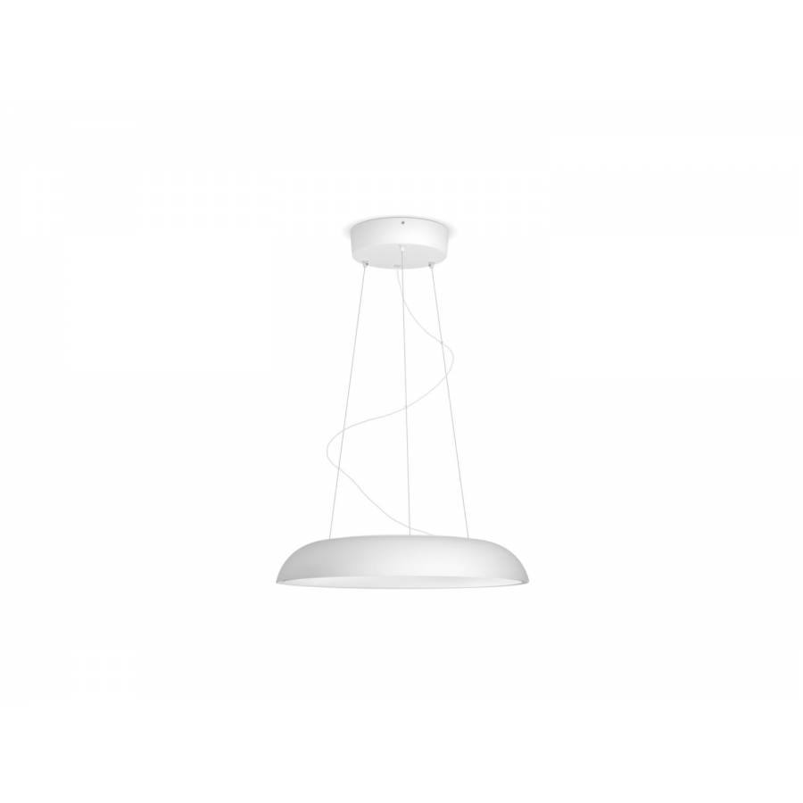 Lustra Philips Led Cu Bluetooth, Zigbee Light Link, Hue Switch, Lumina Difuza, 3000 Lm, 25000 Autonomie, 33.5 W, Metal, Ip20, Alb